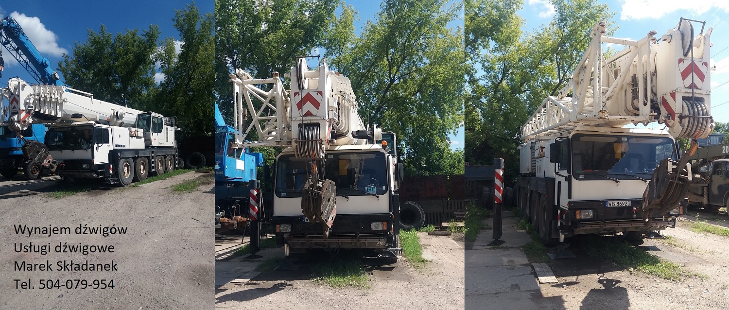 Dźwigi liebherr LTM1090